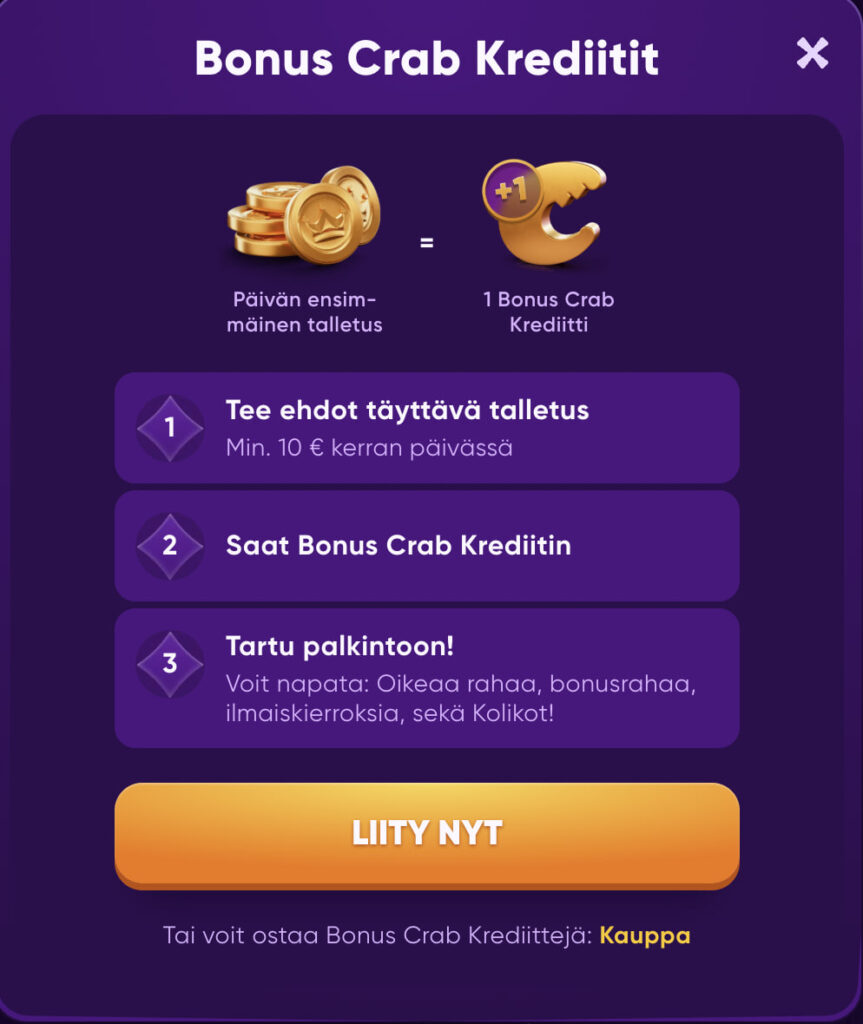 kingmaker bonus crab